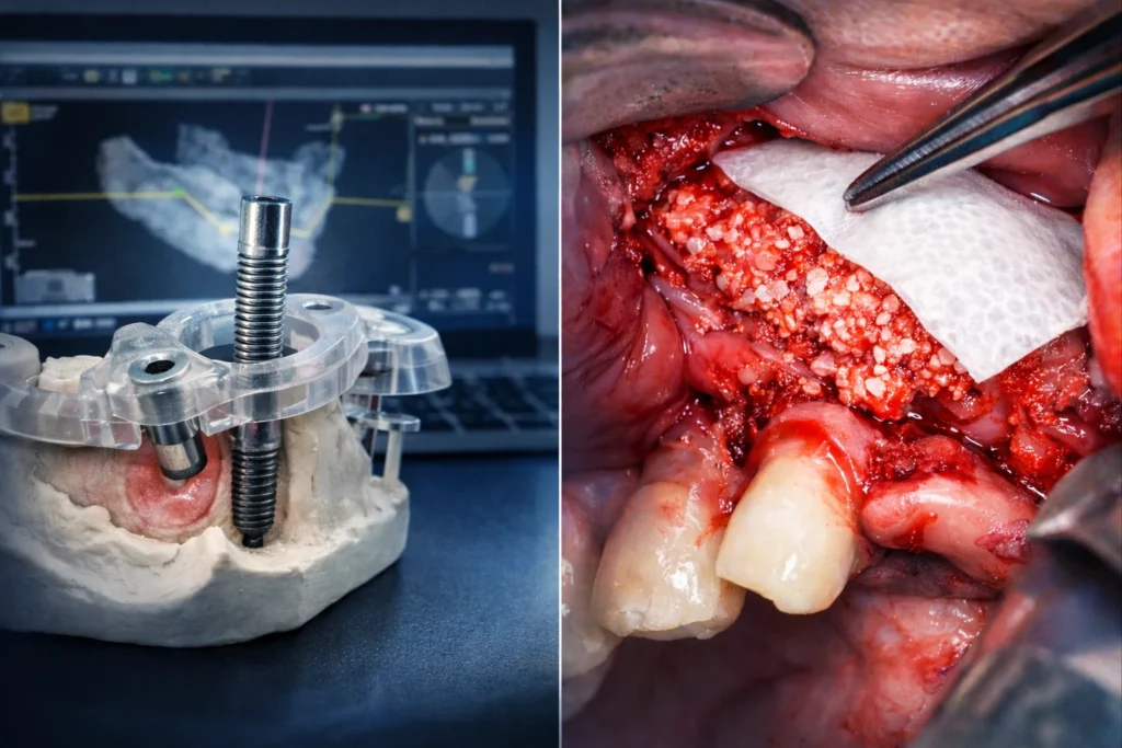 cirugía guiada o regeneración